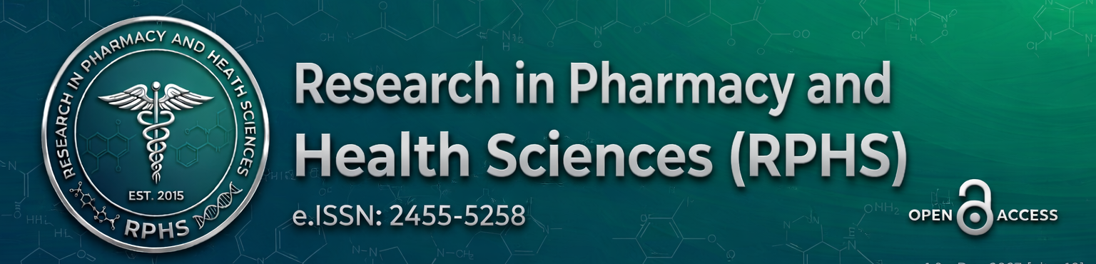 Research in Pharmacy and Health Sciences